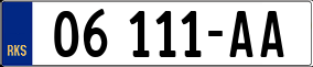Truck License Plate